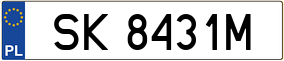 Truck License Plate